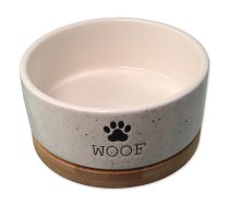 Keramikas bļodiņa suņiem ø 13 cm Dog Fantasy WOOF – Plaček Pet Products