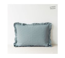 Lina spilvendrāna 40x40 cm Blue Fog – Linen Tales