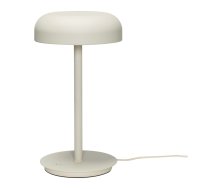 Krēmkrāsas LED galda lampa ar regulējamu spilgtumu (augstums 37 cm) Velo – Hübsch