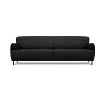 Melns ādas dīvāns Windsor & Co Sofas Neso, 235 x 90 cm