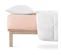 Gaiši rozā trikotāžas palags ar gumiju 90x200 cm Boxspring – Andrea Simone