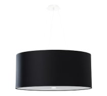 Melna piekaramā lampa ar stikla abažūru ø 60 cm Volta – Nice Lamps