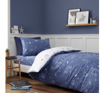 Flaneļa bērnu gultas veļa 120x150 cm Starlight Animals – Bianca