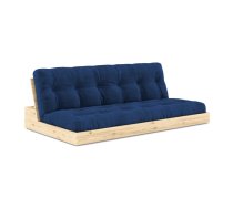 Zils velveta izvelkamais dīvāns 196 cm Base – Karup Design