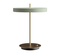 Gaiši zaļa LED galda lampa ar regulējamu spilgtumu no metāla (augstums 41,5 cm) Asteria Table – UMAGE