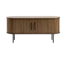 Brūns TV galdiņš ar ozolkoka imitāciju 120x56 cm Nola – Unique Furniture