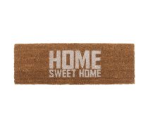 Paklājs ar baltiem uzrakstiem PT LIVING Home Sweet Coir, 75 x 26 cm