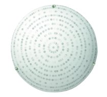 Balta griestu lampa ar stikla abažūru ø 30 cm Circle – Candellux Lighting