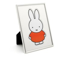 Sudraba krāsas metāla stāvošs/piekarināms foto rāmis 15x20 cm Miffy – Zilverstad