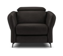 Melns ādas atpūtas krēsls Hubble – Windsor & Co Sofas