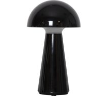Melna LED galda lampa ar regulējamu spilgtumu (augstums 28 cm) Mushroom – Star Trading