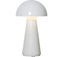 Balta LED galda lampa ar regulējamu spilgtumu (augstums 28 cm) Mushroom – Star Trading