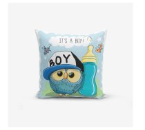 Bērnu spilvendrāna 43x43 cm Boy Owl – Mila Home