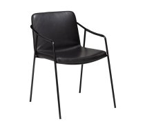 Melns mākslīgās ādas ēdamistabas krēsls DAN-FORM Denmark Boto