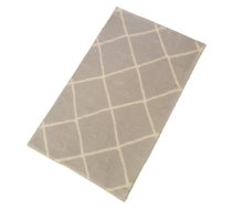 Pelēks vannas istabas paklājiņš 50x80 cm Diamond – Mila Home