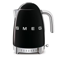 Melna nerūsējošā tērauda elektriskā tējkanna 1,7 l Retro Style – SMEG