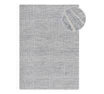 Gaiši zils ar rokām darināts vilnas paklājs 80x150 cm Memphis Wool – Flair Rugs