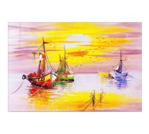 Stikla glezna 70x50 cm Sunset – Wallity