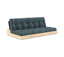 Zils velveta izvelkamais dīvāns 196 cm Base – Karup Design