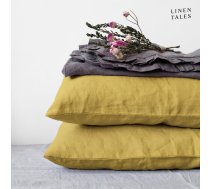 Lina spilvendrāna 40x40 cm Lemon Curry – Linen Tales