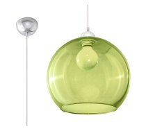 Zaļa piekaramā lampa ar stikla abažūru ø 30 cm Bilbao – Nice Lamps