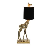 Galda lampa melnā/bronzas krāsā (augstums 61 cm) Giraffe – Light & Living