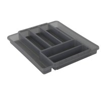 Pelēks plastmasas organizators atvilktnei 39,7 x 34 cm Domino – Rotho