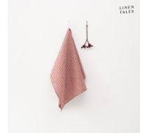 Lina trauku dvielis 45x65 cm Red Natural Stripes – Linen Tales