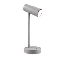 Gaiši pelēka LED galda lampa ar regulējamu spilgtumu (augstums 28 cm) Lenny – Trio