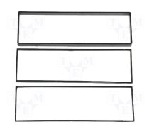 Citroen C2, C3... Peugeot 1007, 3007... fascia plate (adapter 1DIN). 40.136