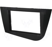 Seat Leon (->2009) fascia plate (adapter 2DIN). 281328-55