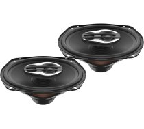 Hertz SX 690 NEO coaxial speakers with grille (164x235 mm).
