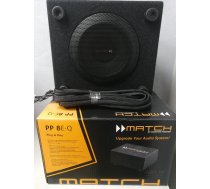 Match PP 8E-Q boxed subwoofer (200 mm).