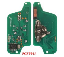 Citroen C2, C3, C4... remote KEY electronic board (PCF 7941A, 2 button).