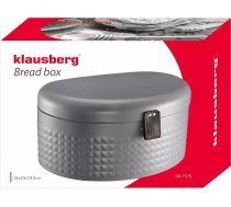 Chlebak Klausberg Chlebak metalowy Klausberg KB 7578 pojemnik na pieczywo szary diament | KB 7578  | 5908287275782