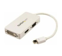 Adapter AV StarTech DisplayPort Mini - HDMI - D-Sub (VGA) - DVI biały (MDP2VGDVHDW) | MDP2VGDVHDW