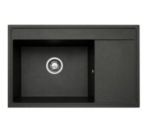 Sink PYRAMIS CAMEA 79X50 1B 1D L 070074301 black | 070074301  | 5201217236465