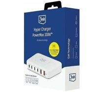 Ładowarka 3MK Hyper Charger Powermax 2x USB-A 4x USB-C  (Hyper Charger PowerMax 100W) | Hyper Charger PowerMax 100W  | 5903108527255