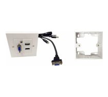 Vivitek Wall Box HDMi + USB + VGA | Wall Box HDMi + USB + VGA  | 5711783192725