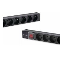 Listwa zasilająca Qoltec Listwa zasilająca Qoltec PDU do RACK | 16A | 16 x FRENCH | Pionowa | 1.8m | 54604  | 5901878546049