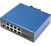 Switch Digitus DIGITUS Switch 8+2-Port L2 managed Gigabit Ethernet PoE | DN-651157  | 4016032490210