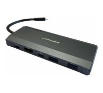 Stacja/replikator LC-Power USB-C z M.2 SSD (LC-HUB-C-MULTI-7-M2) | LC-HUB-C-MULTI-7-M2  | 4260070120244