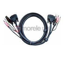 Aten Kable KVM, 1.8m, Czarny (2L7D02UI) | 2L7D02UI  | 4710423775930