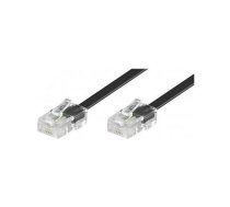 Goobay GOOBAY 10x ISDN modular cable 10 meter black RJ45 connector 8P4C to RJ45 connector 8P4C - 50257 | 50257  | 4040849502576