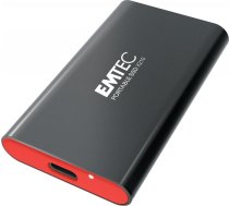 Dysk zewnętrzny SSD Emtec X210 Elite 128GB Czarno-czerwony (ECSSD128GX210) | ECSSD128GX210  | 3126170174710