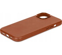 Decoded Decoded Leather Backcover for iPhone 15 Tan | D24IPO15BC1TN  | 8720593010362