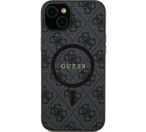 Guess Oryginalne Etui GUESS Hardcase GUHCS24SGF4GGR do Samsung S24 (Kompatybilny z Magsafe / 4G Ring classic logo / czarny) | 3666339241452  | 3666339241452