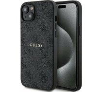 Guess Oryginalne Etui GUESS Hardcase GUHMP14SG4GFRK do iPhone 14 (Kompatybilny z Magsafe / 4G Ring classic logo / czarny) | 3666339226282  | 3666339226282