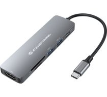 Adapter AV Conceptronic CONCEPTRONIC Dock USB-C->HDMI,USB3.0/2.0,SD/TF,100WPD0.12mgr | DONN11G  | 4015867230879