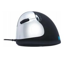 Mysz R-GO Tools R-Go Maus HE Break ergonomisch  links USB groß    silber | RGOBRHEMLL  | 8719274491361